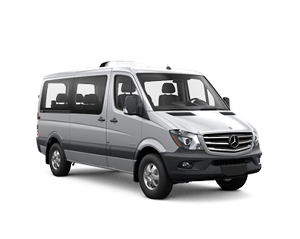 Sprinter 2500 Passenger van on white background.