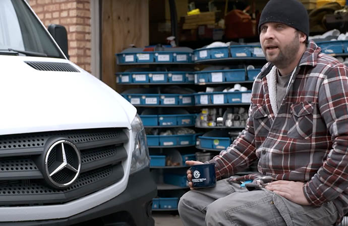 Video profile of Sprinter van customer Kevin Kuta of Green Tech Plumbing.