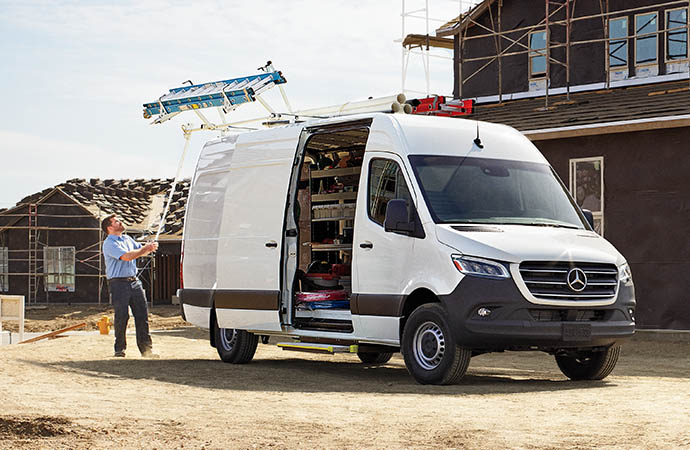 Display The van for the work you do.