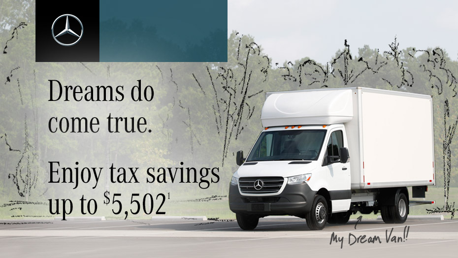 Small catering business owner working with his Mercedes-Benz Sprinter Van.