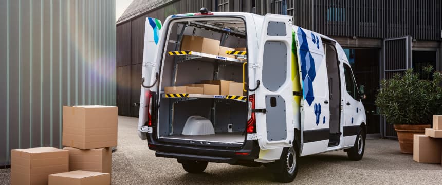 ExpertUpfitter Sprinter Cab Chassis Van.